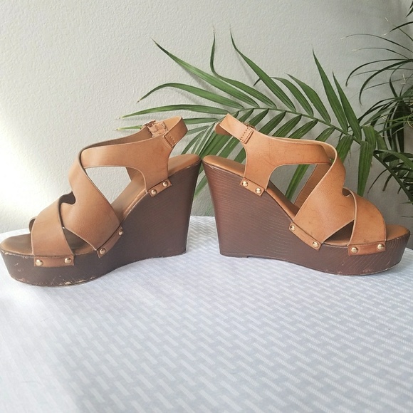 TOP Moda Shoes - TOP Moda Wedge Heels Camel Color 7.5